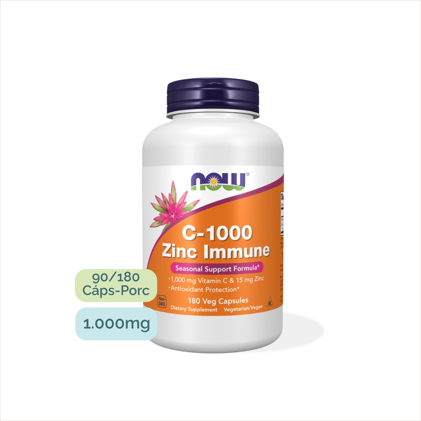Fórmula con vitamina C y zinc quelado para defensas, piel y bienestar diario