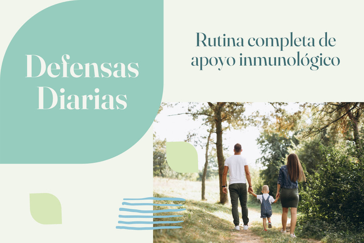 Combo Defensas diarias, rutina de apoyo inmunológico