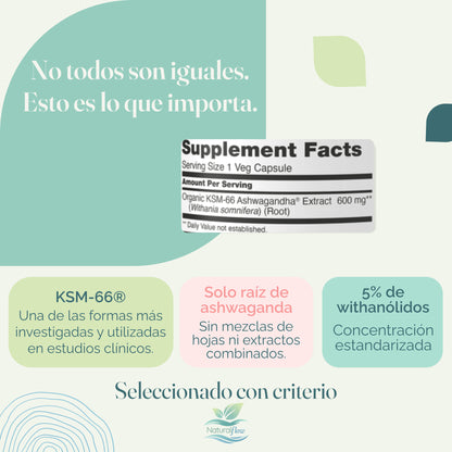 Beneficios y diferenciadores de Ashwaganda KSM-66 con extracto de raíz estandarizado