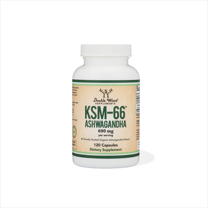 Ashwaganda KSM-66 para estrés, concentración y bienestar diario -  Double Wood