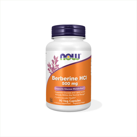 Berberina HCL 500mg NOW Foods alta pureza