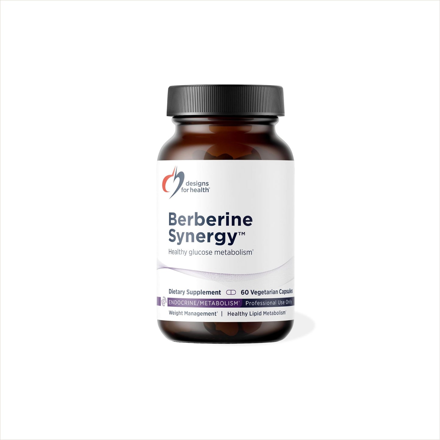 Frasco de Berberine Synergy 400mg con 50mg de ALA, cápsulas veganas para glucosa y metabolismo