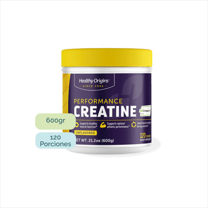 Creatina monohidratada Creapure 600 g para fuerza y rendimiento