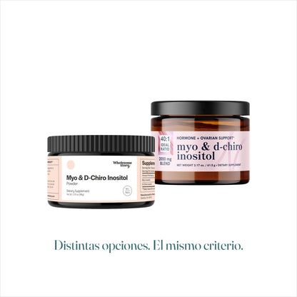 Opciones de inositol para balance hormonal femenino