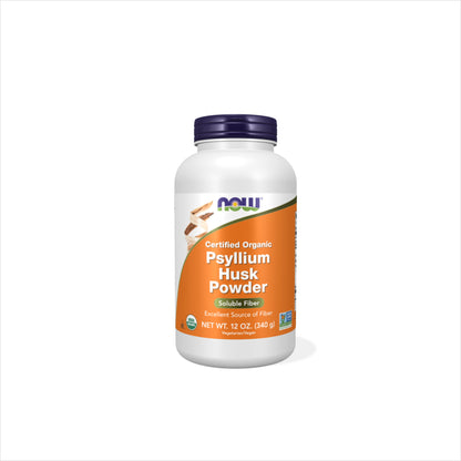 Fibra de psyllium en polvo orgánica, envase de fibra soluble natural